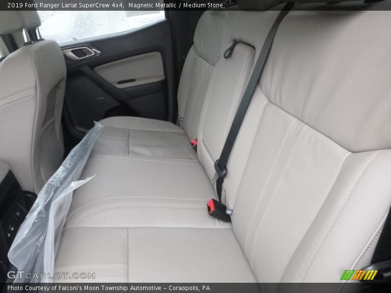 Rear Seat of 2019 Ranger Lariat SuperCrew 4x4