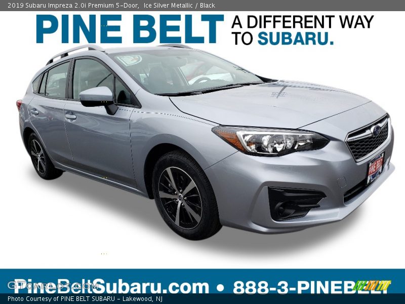 Ice Silver Metallic / Black 2019 Subaru Impreza 2.0i Premium 5-Door