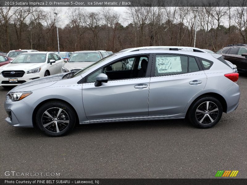 Ice Silver Metallic / Black 2019 Subaru Impreza 2.0i Premium 5-Door