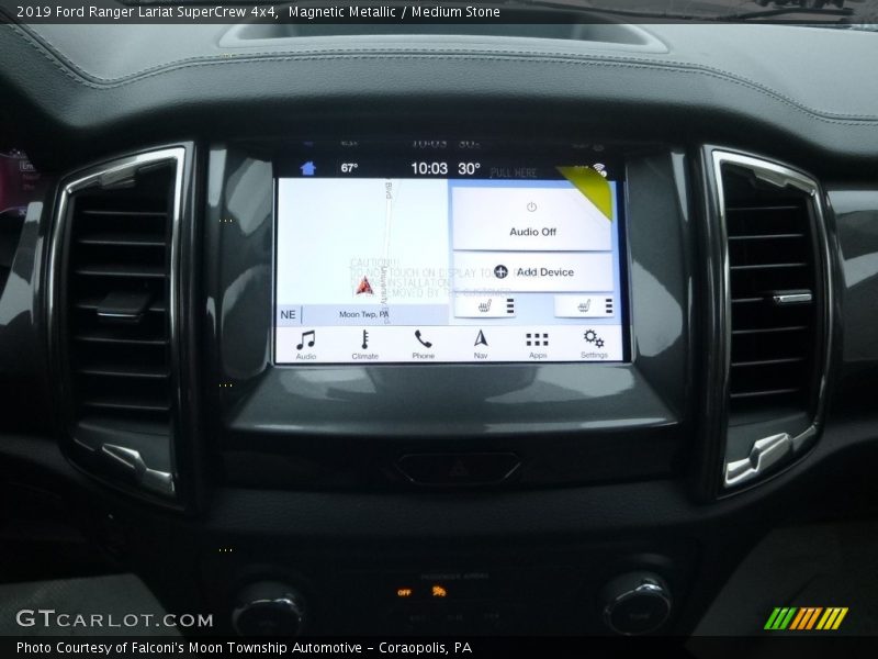 Controls of 2019 Ranger Lariat SuperCrew 4x4