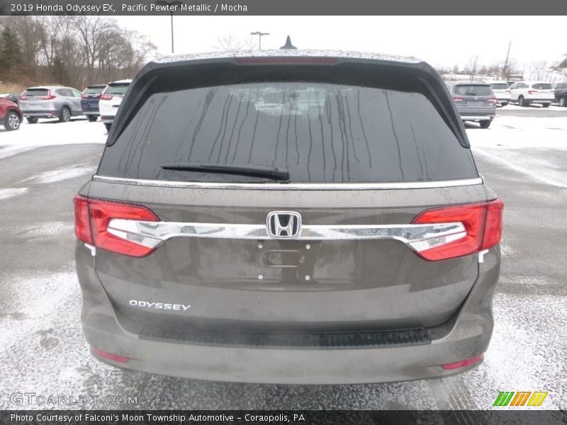 Pacific Pewter Metallic / Mocha 2019 Honda Odyssey EX