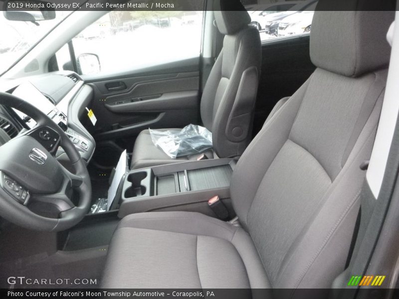 Pacific Pewter Metallic / Mocha 2019 Honda Odyssey EX