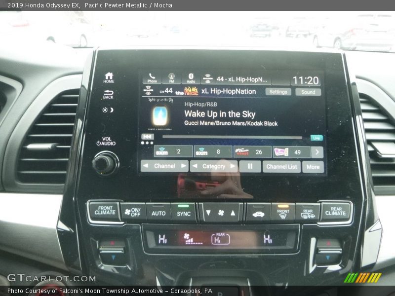 Pacific Pewter Metallic / Mocha 2019 Honda Odyssey EX