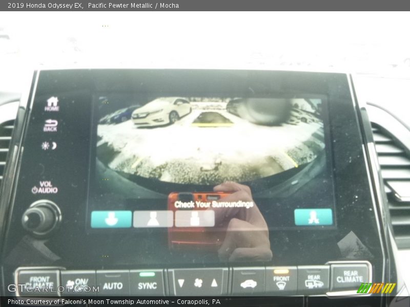 Pacific Pewter Metallic / Mocha 2019 Honda Odyssey EX