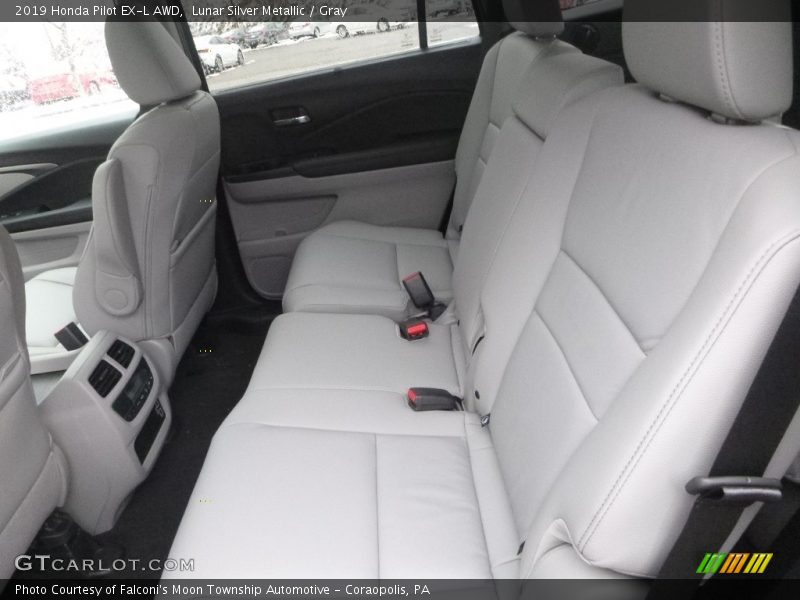 Lunar Silver Metallic / Gray 2019 Honda Pilot EX-L AWD