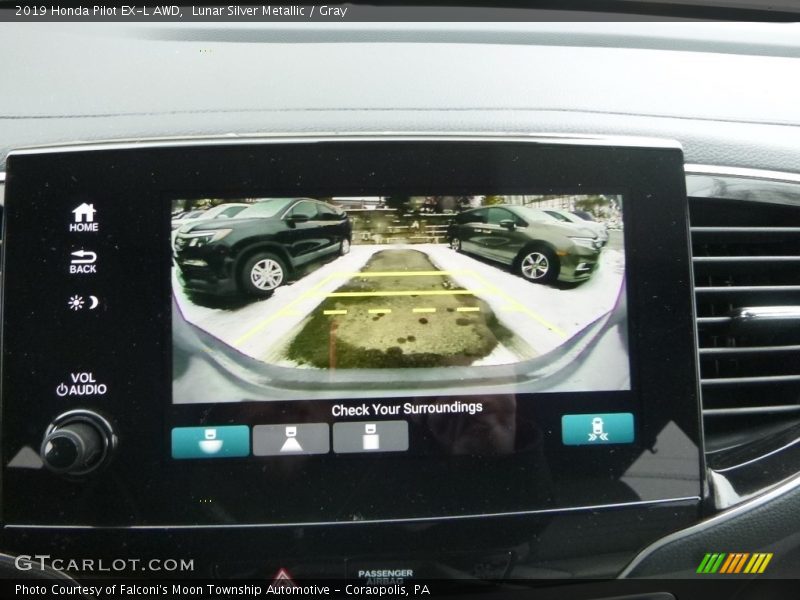 Lunar Silver Metallic / Gray 2019 Honda Pilot EX-L AWD