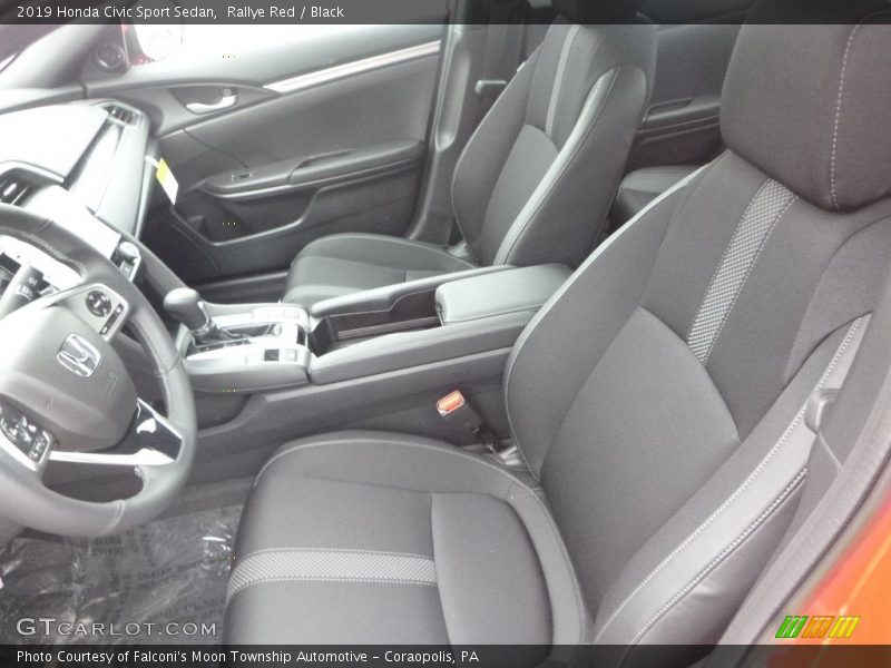 Rallye Red / Black 2019 Honda Civic Sport Sedan