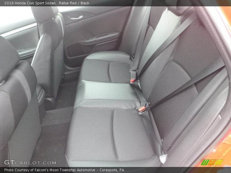 Rallye Red / Black 2019 Honda Civic Sport Sedan