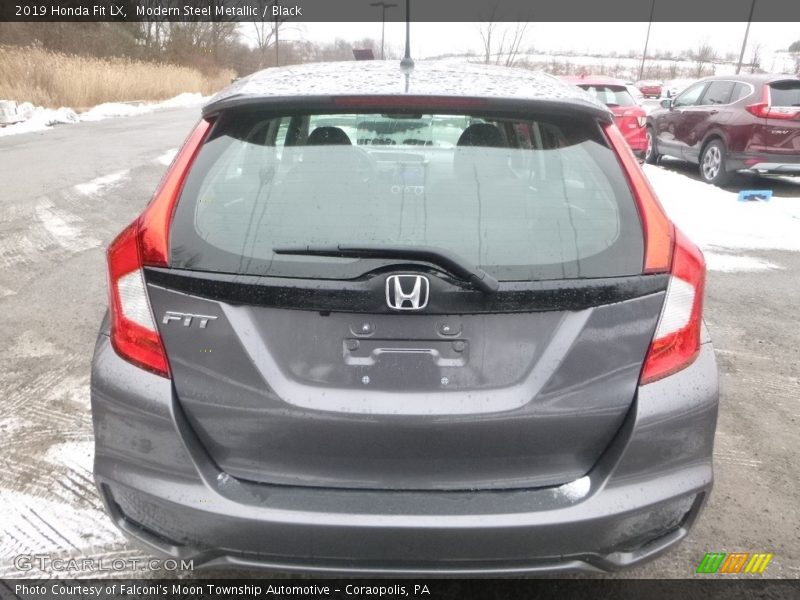 Modern Steel Metallic / Black 2019 Honda Fit LX
