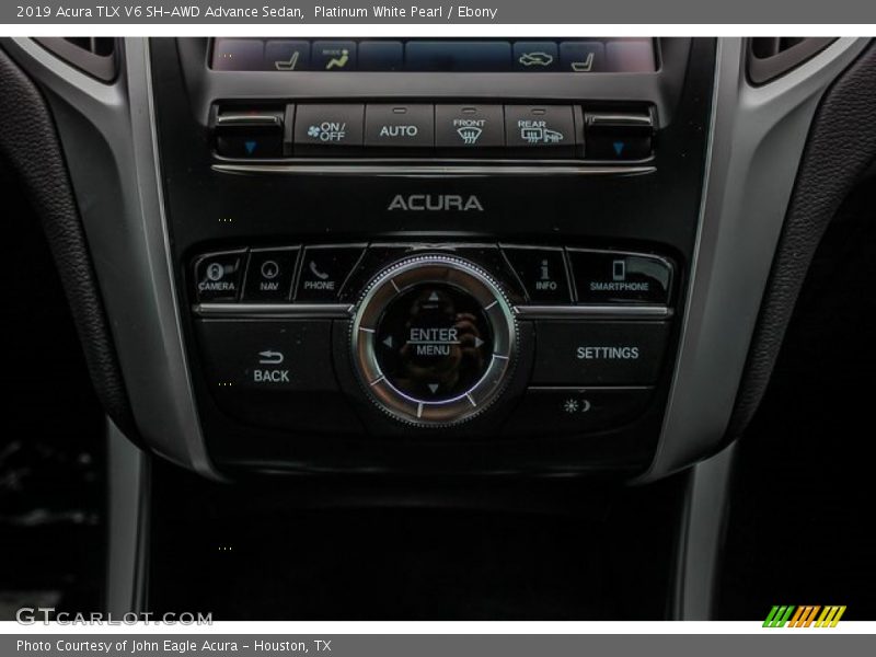 Platinum White Pearl / Ebony 2019 Acura TLX V6 SH-AWD Advance Sedan