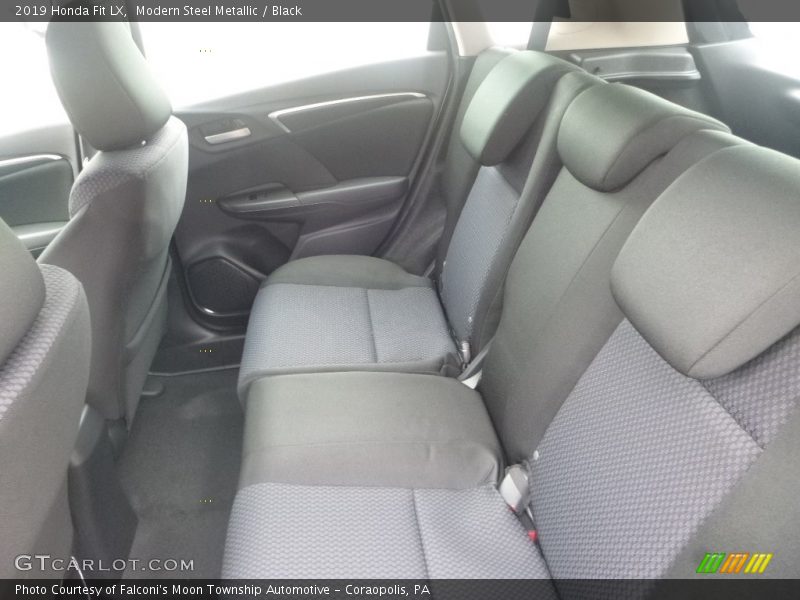 Modern Steel Metallic / Black 2019 Honda Fit LX