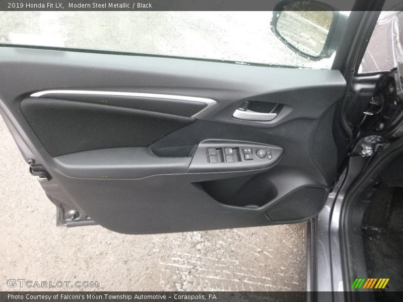 Modern Steel Metallic / Black 2019 Honda Fit LX