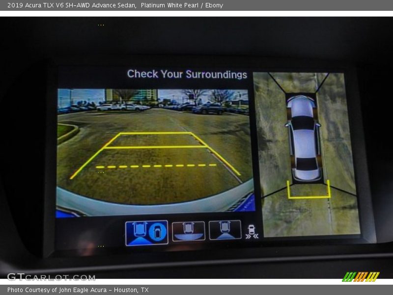 Platinum White Pearl / Ebony 2019 Acura TLX V6 SH-AWD Advance Sedan