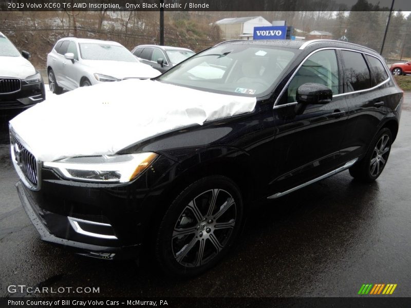 Onyx Black Metallic / Blonde 2019 Volvo XC60 T6 AWD Inscription