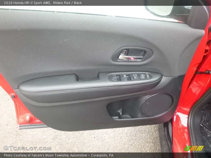 Milano Red / Black 2019 Honda HR-V Sport AWD