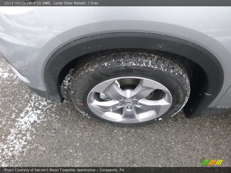 Lunar Silver Metallic / Gray 2019 Honda HR-V LX AWD