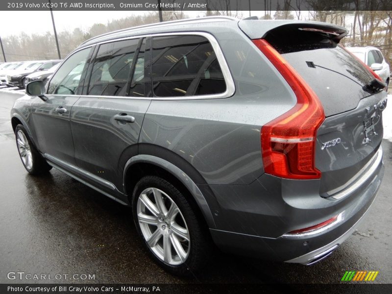 Osmium Grey Metallic / Amber 2019 Volvo XC90 T6 AWD Inscription