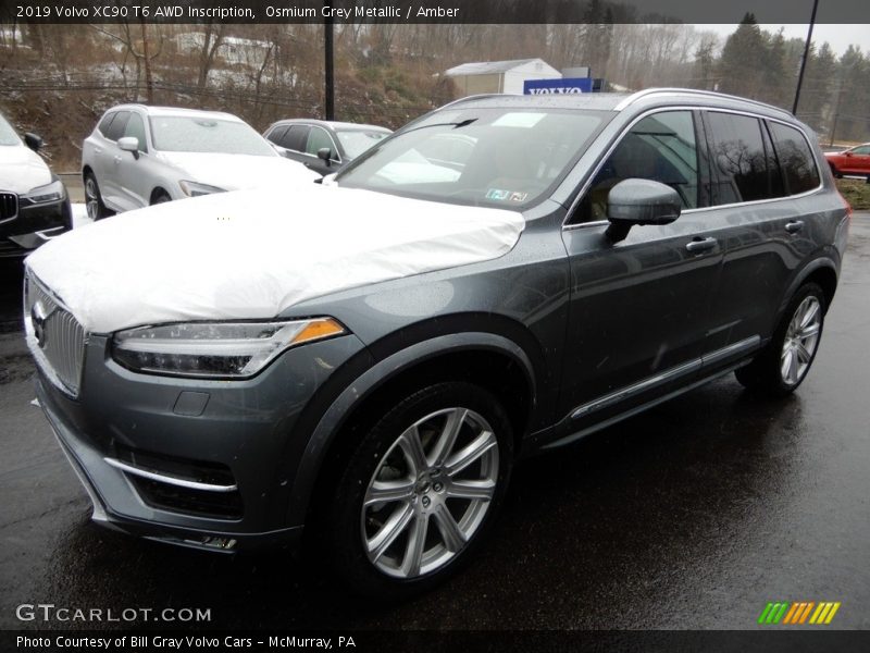 Osmium Grey Metallic / Amber 2019 Volvo XC90 T6 AWD Inscription