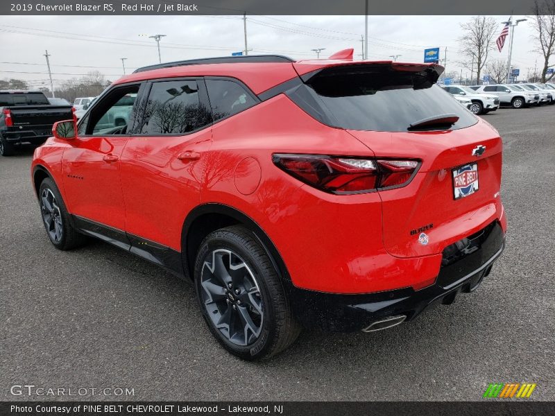 Red Hot / Jet Black 2019 Chevrolet Blazer RS