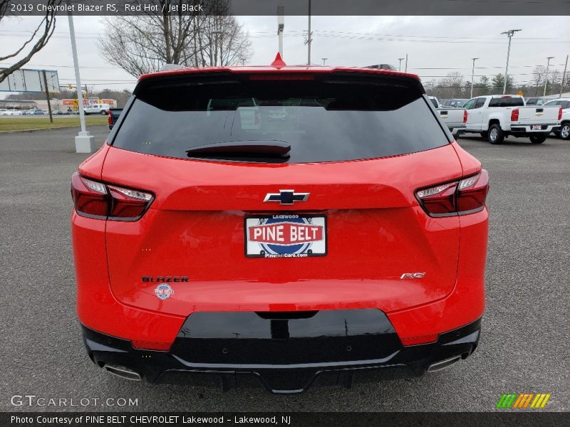 Red Hot / Jet Black 2019 Chevrolet Blazer RS