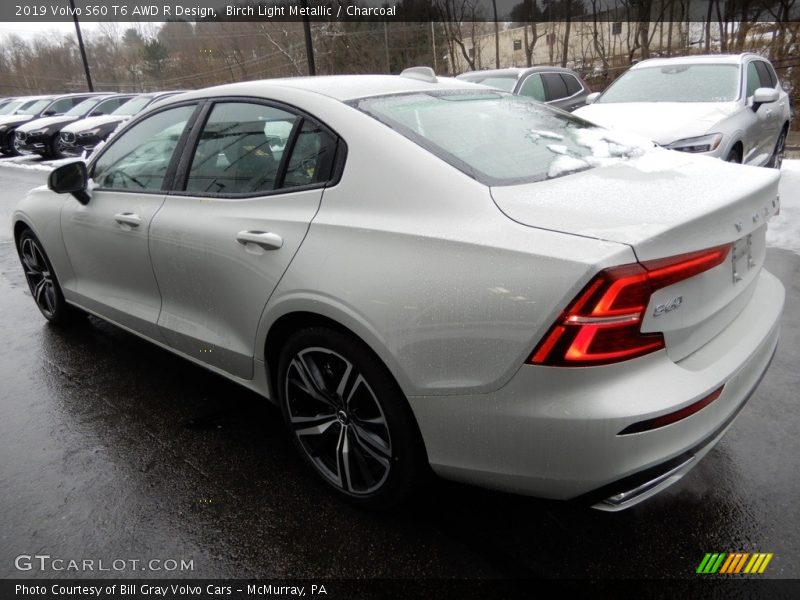 Birch Light Metallic / Charcoal 2019 Volvo S60 T6 AWD R Design