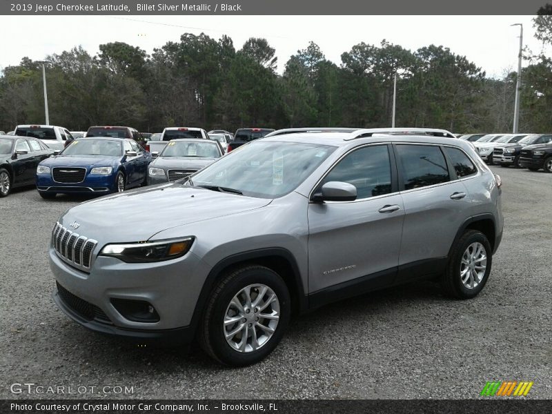 Billet Silver Metallic / Black 2019 Jeep Cherokee Latitude