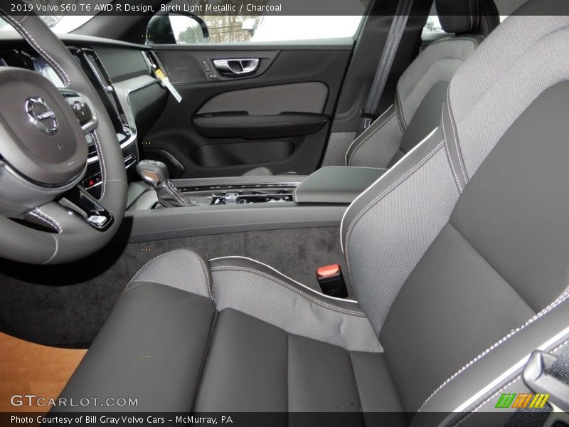 Front Seat of 2019 S60 T6 AWD R Design