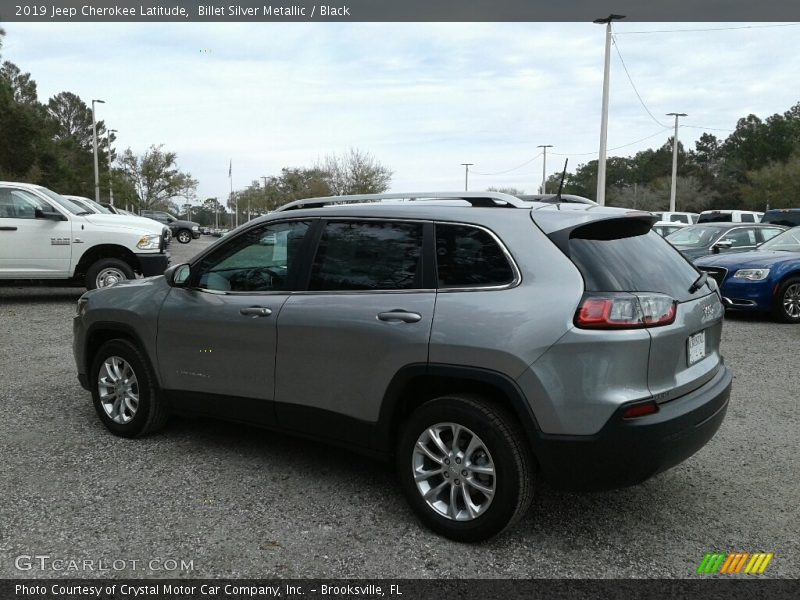 Billet Silver Metallic / Black 2019 Jeep Cherokee Latitude
