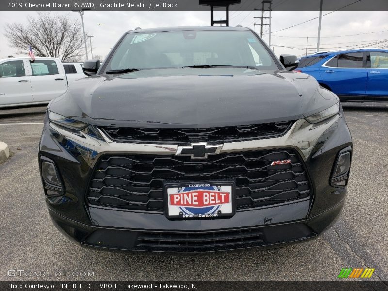 Graphite Metallic / Jet Black 2019 Chevrolet Blazer RS AWD