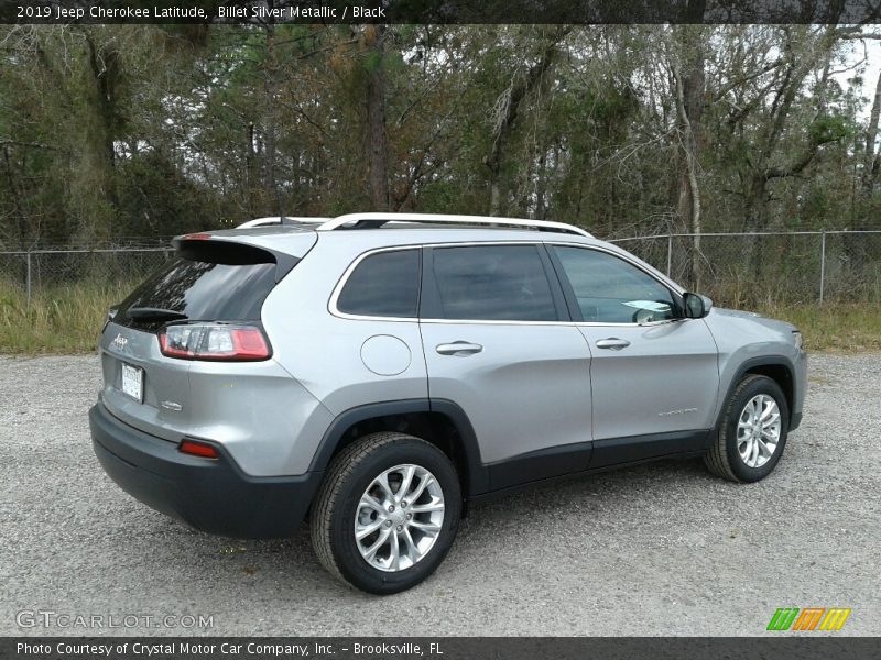 Billet Silver Metallic / Black 2019 Jeep Cherokee Latitude