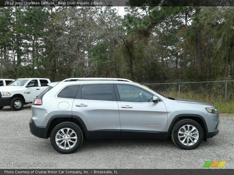 Billet Silver Metallic / Black 2019 Jeep Cherokee Latitude