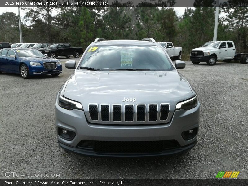 Billet Silver Metallic / Black 2019 Jeep Cherokee Latitude