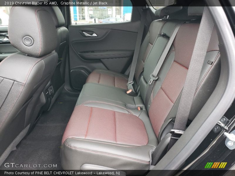 Rear Seat of 2019 Blazer RS AWD