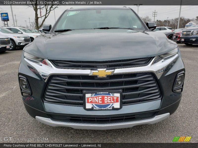 Graphite Metallic / Jet Black 2019 Chevrolet Blazer 3.6L Cloth AWD