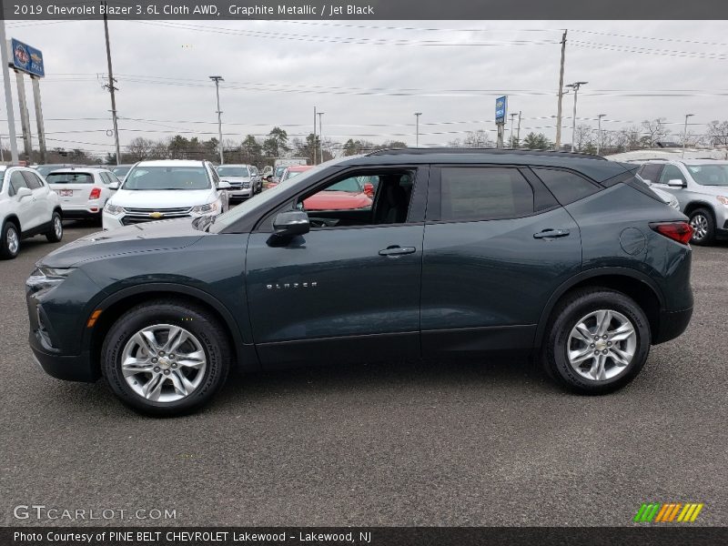 Graphite Metallic / Jet Black 2019 Chevrolet Blazer 3.6L Cloth AWD