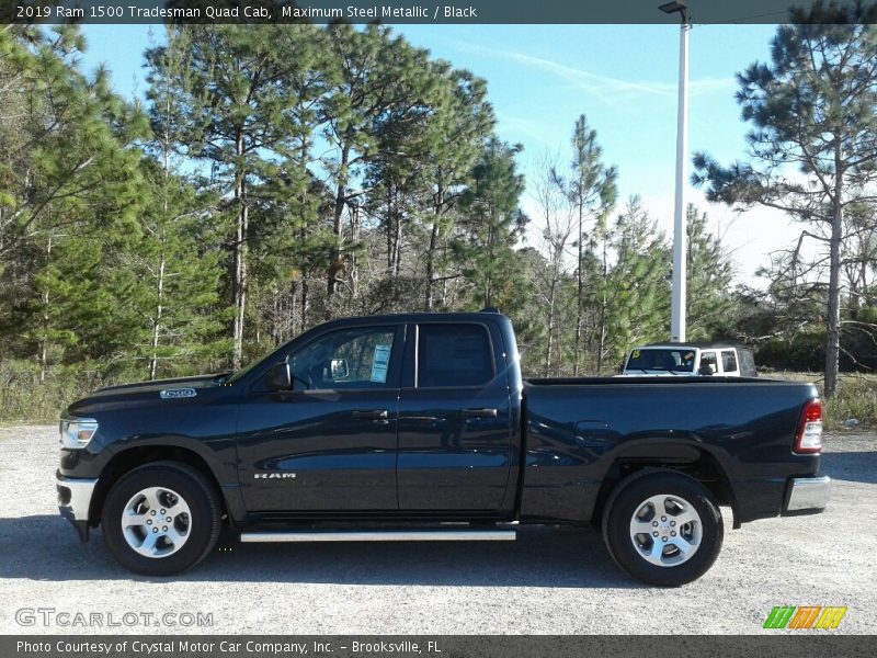 Maximum Steel Metallic / Black 2019 Ram 1500 Tradesman Quad Cab