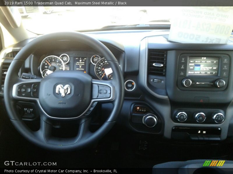 Maximum Steel Metallic / Black 2019 Ram 1500 Tradesman Quad Cab