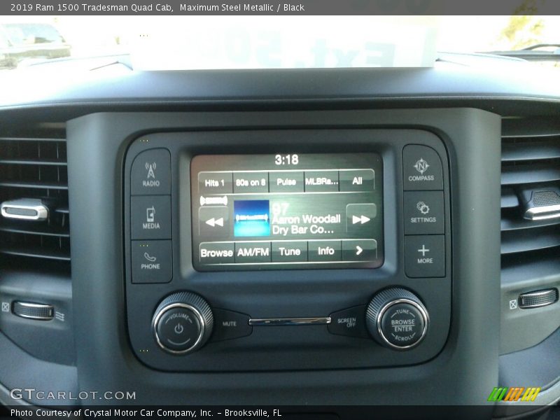 Maximum Steel Metallic / Black 2019 Ram 1500 Tradesman Quad Cab