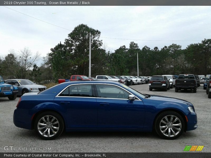 Ocean Blue Metallic / Black 2019 Chrysler 300 Touring