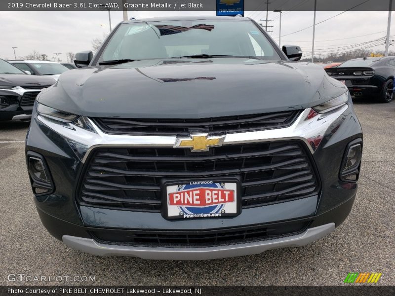 Graphite Metallic / Jet Black 2019 Chevrolet Blazer 3.6L Cloth AWD