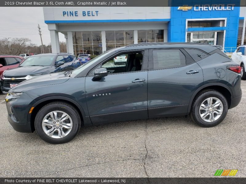 Graphite Metallic / Jet Black 2019 Chevrolet Blazer 3.6L Cloth AWD
