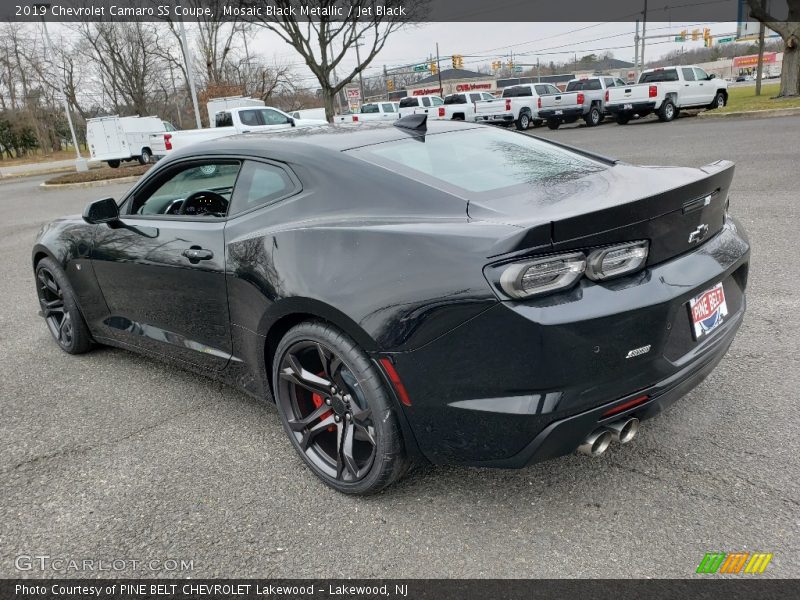 Mosaic Black Metallic / Jet Black 2019 Chevrolet Camaro SS Coupe