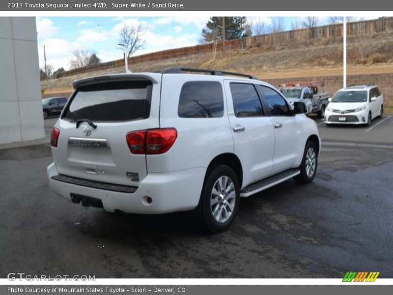 Super White / Sand Beige 2013 Toyota Sequoia Limited 4WD