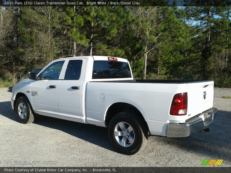 Bright White / Black/Diesel Gray 2019 Ram 1500 Classic Tradesman Quad Cab