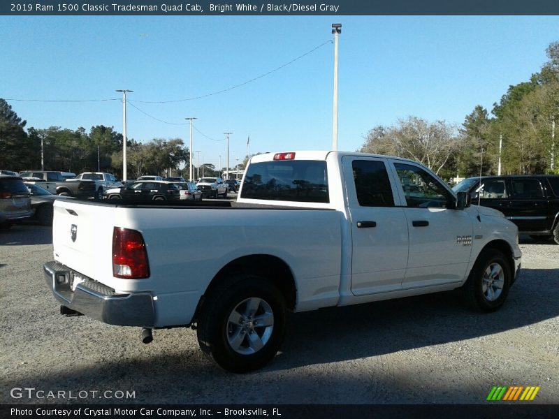 Bright White / Black/Diesel Gray 2019 Ram 1500 Classic Tradesman Quad Cab