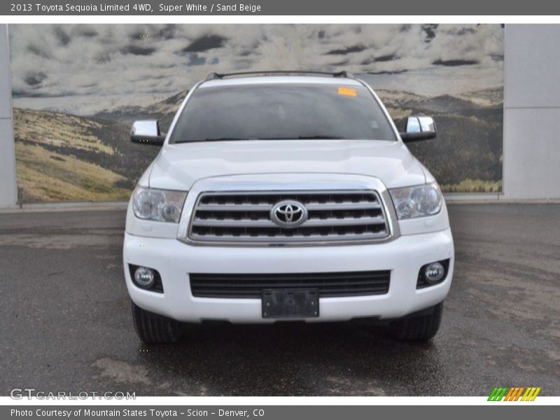 Super White / Sand Beige 2013 Toyota Sequoia Limited 4WD