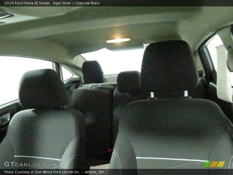 Ingot Silver / Charcoal Black 2014 Ford Fiesta SE Sedan