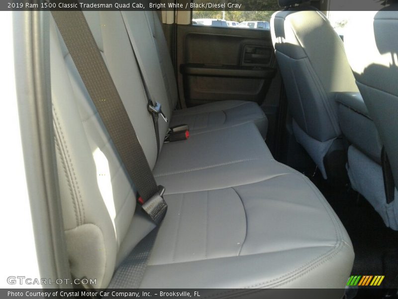 Bright White / Black/Diesel Gray 2019 Ram 1500 Classic Tradesman Quad Cab