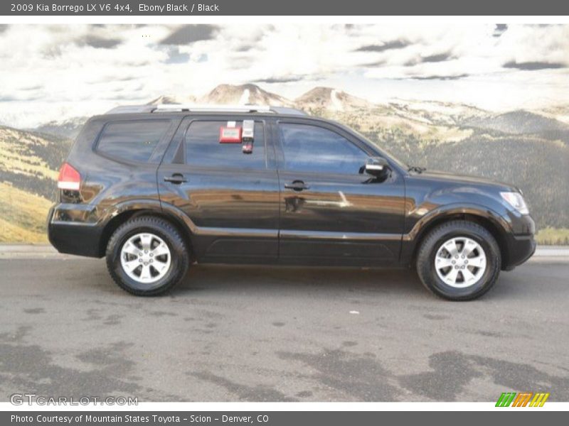 Ebony Black / Black 2009 Kia Borrego LX V6 4x4
