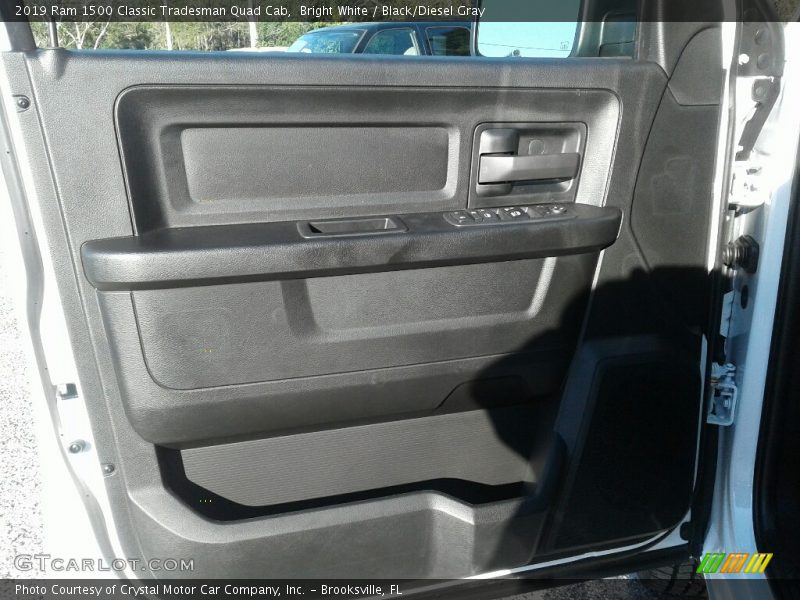 Bright White / Black/Diesel Gray 2019 Ram 1500 Classic Tradesman Quad Cab
